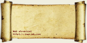 Danica Stefanović vizit kartica